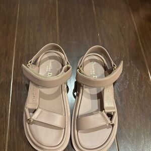 Dior Beige D-Wave Sandal